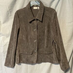 Kim Rogers Light Weight corduroy Button Jacket Women’s Sz 12 (b2)